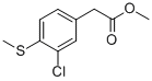 (3-CHLORO-4-METHYLSULFANYL-PHENYL)-ACETIC ACID METHYL ESTER CAS#: 436141-65-0