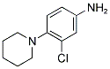3-CHLORO-4-PIPERIDIN-1-YL-PHENYLAMINE CAS#: 55403-26-4