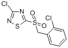 3-CHLORO-5-(2-CHLOROBENZYLSULFONYL)-1,2,4-THIADIAZOLE CAS#: 444791-20-2