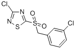 3-CHLORO-5-(3-CHLOROBENZYLSULFONYL)-1,2,4-THIADIAZOLE CAS#: 444791-18-8