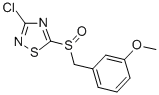 3-CHLORO-5-(3-METHOXYBENZYLSULFINYL)-1,2,4-THIADIAZOLE CAS#: 486997-73-3