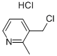 3-CHLOROMETHYL-2-METHYLPYRIDINE.HCL? CAS#: 58539-77-8