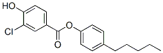 3-Chloro-4-hydroxybenzoic acid 4-pentylphenyl ester CAS#: 50687-70-2