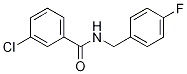 3-Chloro-N-(4-fluorobenzyl)benzaMide, 97% CAS#: 550300-20-4