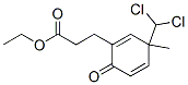 3-(Dichloromethyl)-3-methyl-6-oxo-1,4-cyclohexadiene-1-propanoic acid ethyl ester CAS#: 56700-86-8