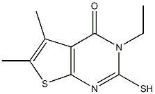 3-ETHYL-2-MERCAPTO-5,6-DIMETHYLTHIENO[2,3-D]PYRIMIDIN-4(3H)-ONE CAS#: 59898-60-1