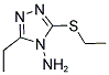 3-ETHYL-5-ETHYLSULFANYL-[1,2,4]TRIAZOL-4-YLAMINE CAS#: 449745-90-8