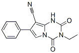 3-Ethyl-1,2,3,4-tetrahydro-2,4-dioxo-7-phenylpyrrolo[1,2-a]-1,3,5-triazine-8-carbonitrile CAS#: 54450-43-0