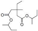 3-Ethyl-3-methylpentanedioic acid bis(1-methylpropyl) ester CAS#: 57983-53-6