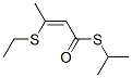 3-(Ethylthio)-2-butenethioic acid S-isopropyl ester CAS#: 56196-50-0