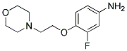 3-FLUORO-4-[2-(4-MORPHOLINYL)ETHOXY]PHENYLAMINE CAS#: 403741-00-4