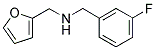 (3-FLUORO-BENZYL)-FURAN-2-YLMETHYL-AMINE CAS#: 510723-71-4