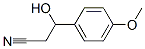 3-HYDROXY-3-(4-METHOXYPHENYL)PROPANENITRILE CAS#: 51241-27-1
