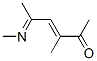 3-Hexen-2-one, 3-methyl-5-(methylimino)- (9CI) CAS#: 54365-01-4