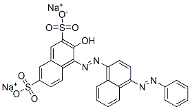 3-Hydroxy-4-[[4-(phenylazo)-1-naphthalenyl]azo]naphthalene-2,7-disulfonic acid disodium salt CAS#: 6226-82-0