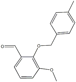 3-METHOXY-2-[(4-METHYLBENZYL)OXY]BENZALDEHYDE CAS#: 52803-64-2