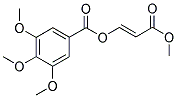 3-METHOXY-3-OXO-1-PROPENYL 3,4,5-TRIMETHOXYBENZENECARBOXYLATE CAS#: 400878-22-0