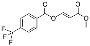 3-METHOXY-3-OXO-1-PROPENYL 4-(TRIFLUOROMETHYL)BENZENECARBOXYLATE CAS#: 400878-21-9