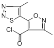 3-METHYL-5-(4-METHYL-1,2,3-THIADIAZOL-5-YL)-4-ISOXAZOLECARBONYL CHLORIDE CAS#: 423768-48-3