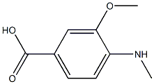 3-Methoxy-4-(MethylaMino)benzoic acid CAS#: 500690-02-8