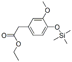[3-Methoxy-4-(trimethylsiloxy)phenyl]acetic acid ethyl ester CAS#: 55590-92-6