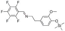 3-Methoxy-N-[(pentafluorophenyl)methylene]-4-[(trimethylsilyl)oxy]benzeneethanamine CAS#: 55556-69-9