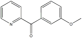 (3-Methoxyphenyl)2-pyridinylmethanone CAS#: 55030-49-4