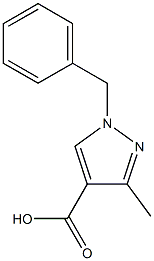 3-Methyl-1-(phenylmethyl)-1H-pyrazole-4-carboxylic acid CAS#: 54815-29-1