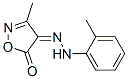 3-Methyl-4-[2-(2-methylphenyl)hydrazono]isoxazole-5(4H)-one CAS#: 6017-60-3