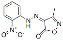 3-Methyl-4-[2-(2-nitrophenyl)hydrazono]isoxazole-5(4H)-one CAS#: 5669-80-7