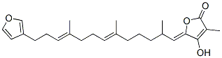 3-Methyl-4-hydroxy-5-[(1Z,6E,10E)-2,6,10-trimethyl-13-(3-furyl)-6,10-tridecadiene-1-ylidene]furan-2(5H)-one CAS#: 51847-87-1