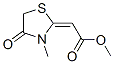 (3-Methyl-4-oxothiazolidin-2-ylidene)acetic acid methyl ester CAS#: 56196-67-9
