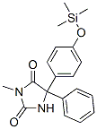 3-Methyl-5-phenyl-5-[4-[(trimethylsilyl)oxy]phenyl]-2,4-imidazolidinedione CAS#: 55191-28-1
