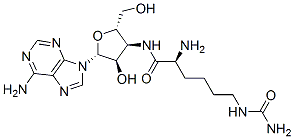3'-[(N6-Aminocarbonyl-L-lysyl)amino]-3'-deoxyadenosine CAS#: 59204-62-5
