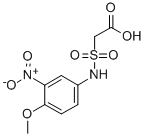 3-NITRO-4-METHOXYANILINOSULFONYL ACETIC ACID CAS#: 595582-47-1