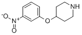 3-NITROPHENYL 4-PIPERIDINYL ETHER CAS#: 586412-89-7
