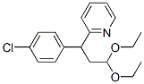 3-(P-CHLOROPHENYL)-3-(2-PYRIDYL)PROPYLALDEHYDE DIETHYL ACETAL CAS#: 55486-46-9