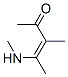 3-Penten-2-one, 3-methyl-4-(methylamino)- (9CI) CAS#: 59734-32-6