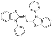 3-Phenyl-(3-phenyl-2(3H)-benzothiazolylidene)hydrazone-2(3H)-benzothiazole CAS#: 51369-75-6