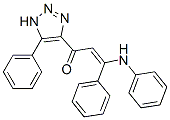 3-Phenyl-3-(phenylamino)-1-(5-phenyl-1H-1,2,3-triazol-4-yl)-2-propen-1-one CAS#: 51720-09-3