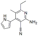 3-Pyridinecarbonitrile,2-amino-6-ethyl-5-methyl-4-(1H-pyrrol-2-yl)-(9CI) CAS#: 585551-21-9