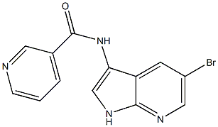 3-PyridinecarboxaMide, N-(5-broMo-1H-pyrrolo[2,3-b]pyridin-3-yl)- CAS#: 507462-80-8
