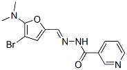 3-Pyridinecarboxylic  acid,  [[4-bromo-5-(dimethylamino)-2-furanyl]methylene]hydrazide  (9CI) CAS#: 470711-09-2