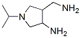 3-Pyrrolidinemethanamine, 4-amino-1-(1-methylethyl)- CAS#: 55372-52-6