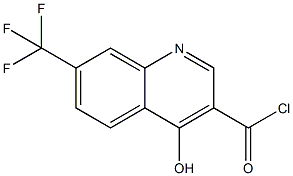 3-QUINOLINECARBONYL CHLORIDE,4-HYDROXY-7-(TRIFLUOROMETHYL)- CAS#: 59197-90-9