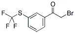 3-(TRIFLUOROMETHYLTHIO)PHENACYL BROMIDE CAS#: 56773-34-3