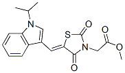 3-Thiazolidineaceticacid,5-[[1-(1-methylethyl)-1H-indol-3-yl]methylene]-2,4-dioxo-,methylester(9CI) CAS#: 593266-02-5