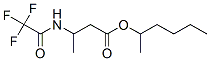 3-[(Trifluoroacetyl)amino]butanoic acid 1-methylpentyl ester CAS#: 57983-79-6