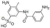 3-amino-4-methyl-5-(3-aminobenzamido)benzene sulfonic acid CAS#: 6661-55-8