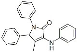 3-anilino-4-methyl-1,5-diphenyl-5H-pyrrol-2-one CAS#: 5468-13-3